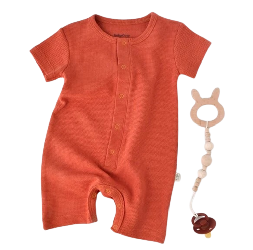 Salopeta cu panataloni scurti - 100% bumbac organic - Scortisoara, Baby Cosy