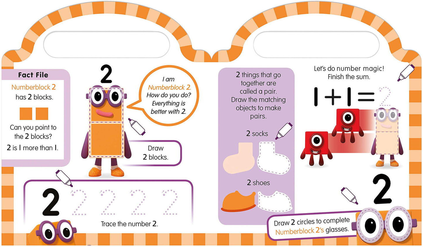 Carticica Scriu si sterg Numberblocks 123