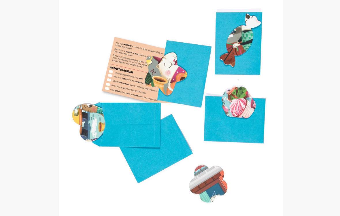 Puzzle cu surprize – Orasul faptelor bune