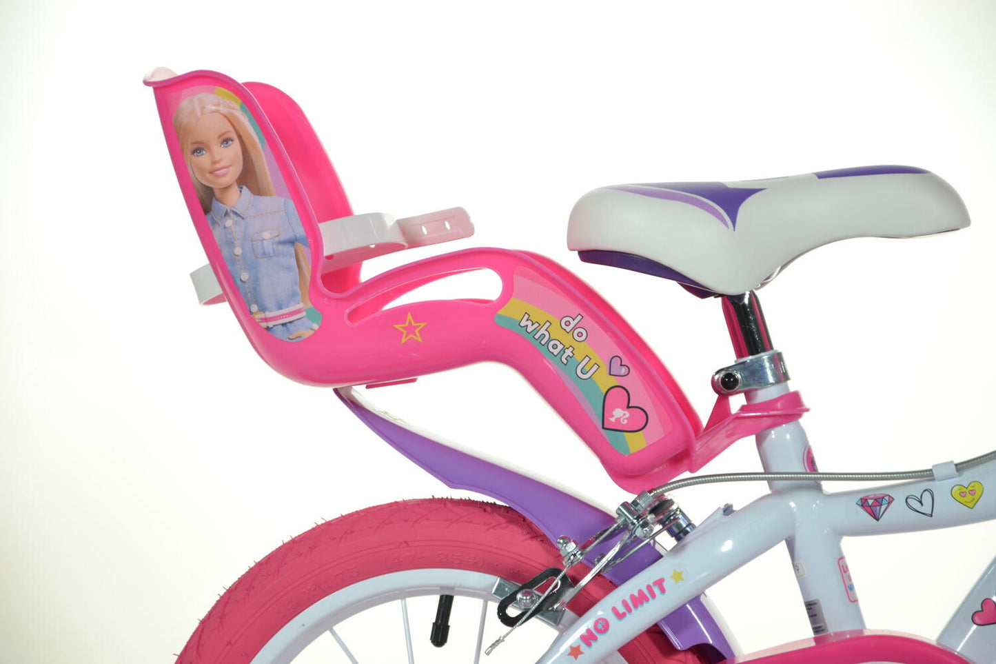 Bicicleta copii 16" - Barbie la plimbare