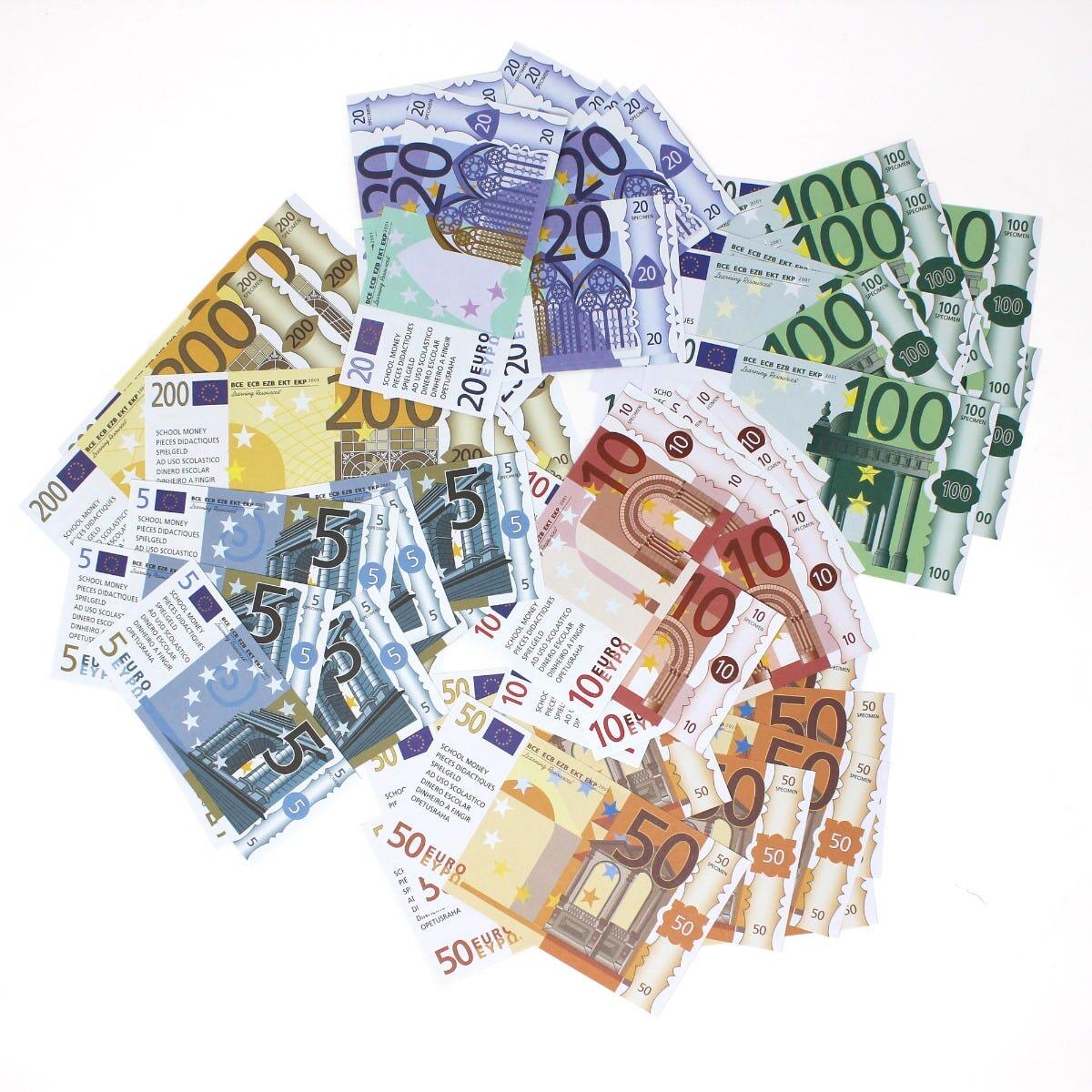 Set de bani de jucarie (Euro)