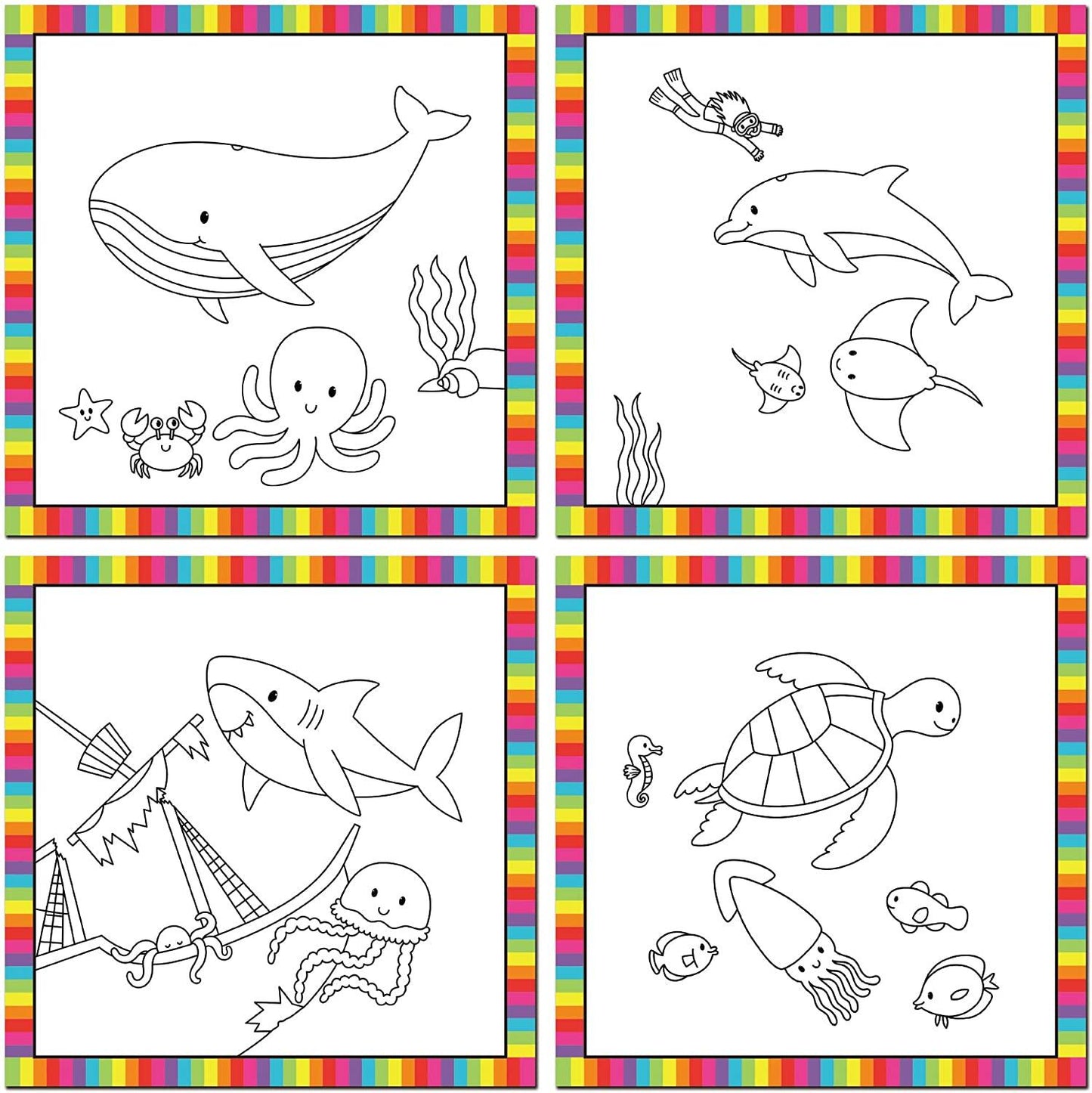 Baby Water Magic: Carte de colorat In ocean