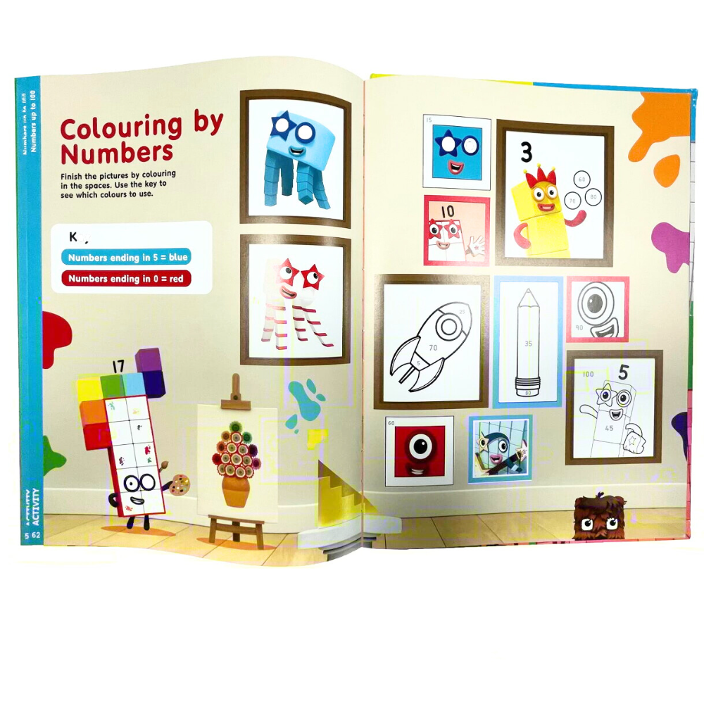 Marea carte cu activitati Numberblocks