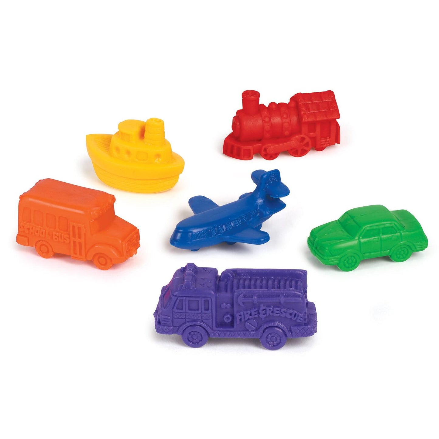 Mini vehicule pentru numarat - set 72 buc