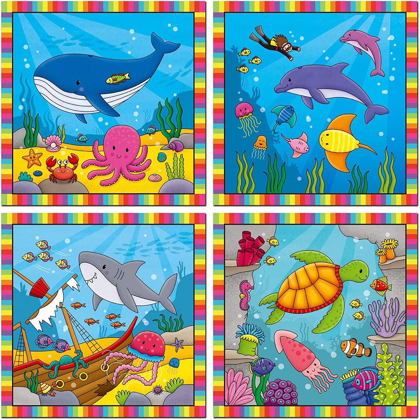 Baby Water Magic: Carte de colorat In ocean