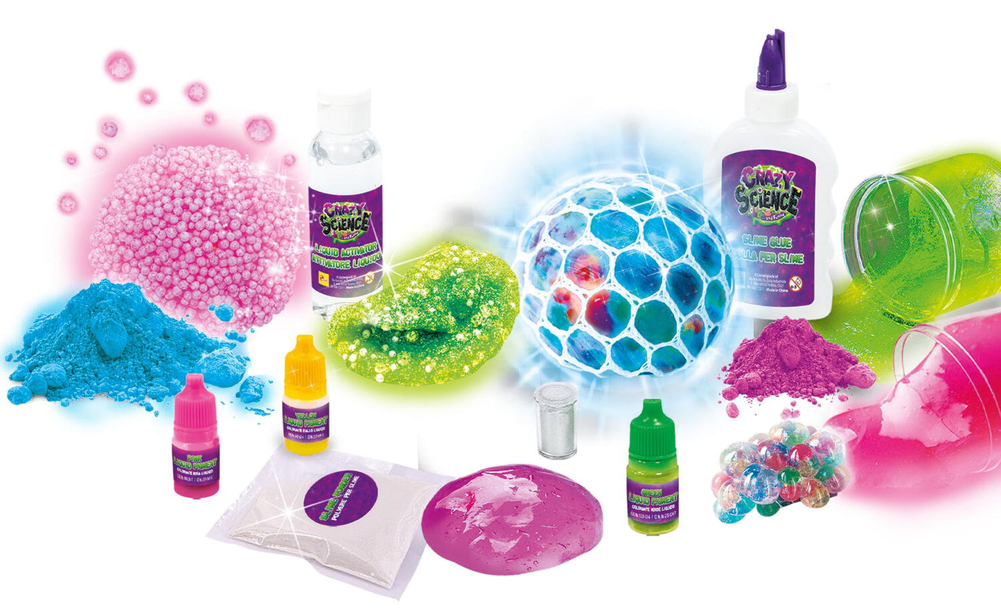 Experimente geniale - Laboratorul de slime fluorescent