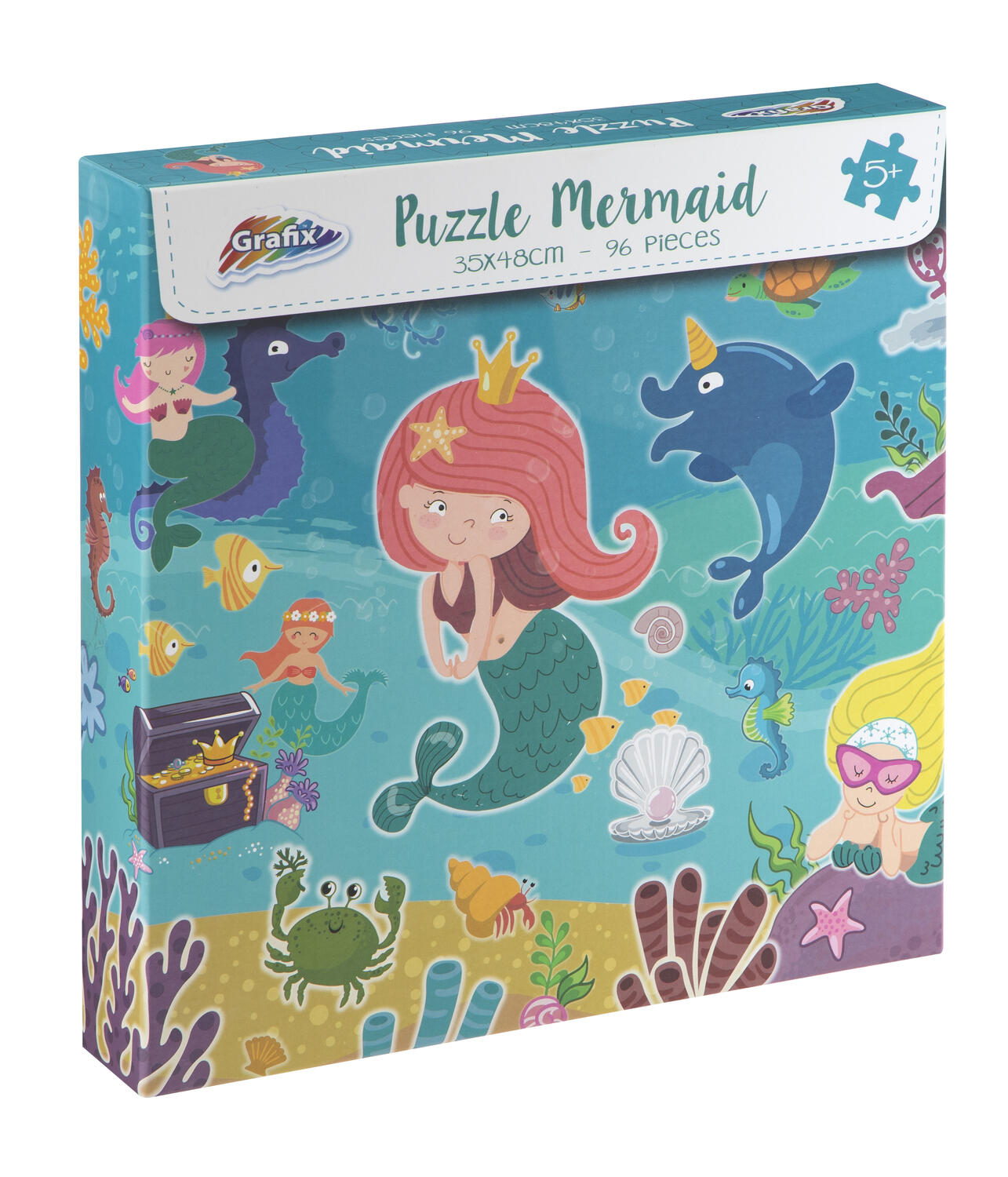 Puzzle - Sirene jucause (96 piese)