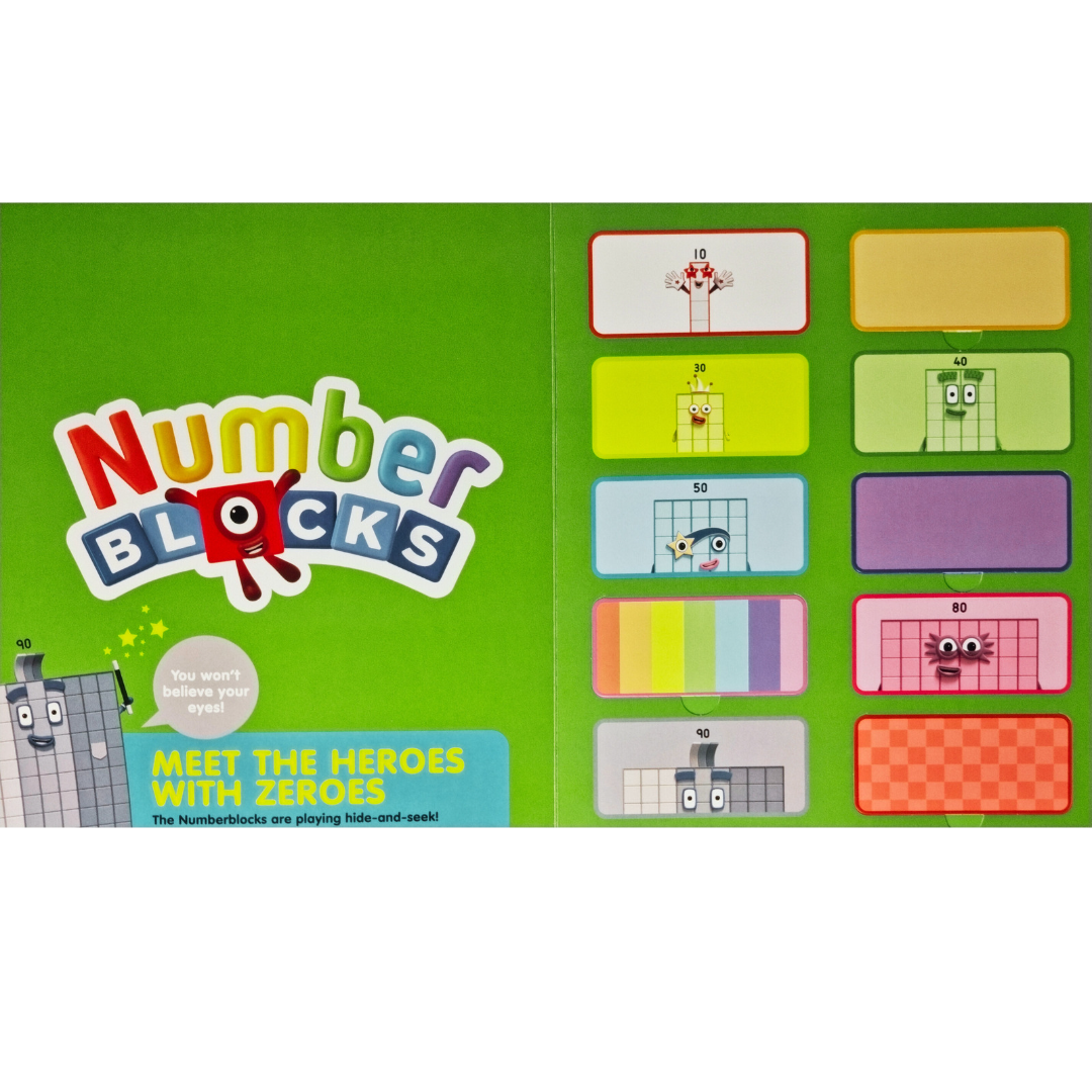 Carticica Deschide ferestrele - Numberblocks - Numere mari