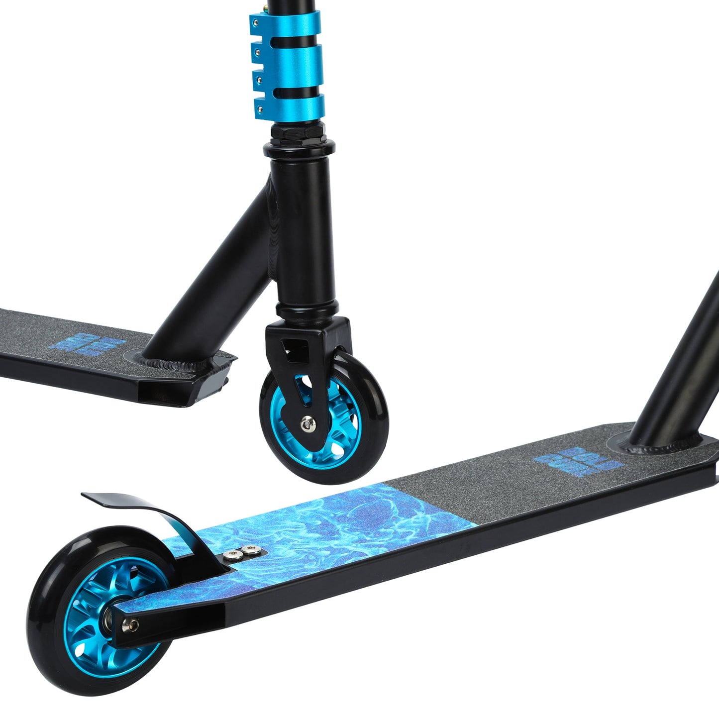 Trotineta de scheme freestyle - Scooter DELUXE Albastru, 2 roti