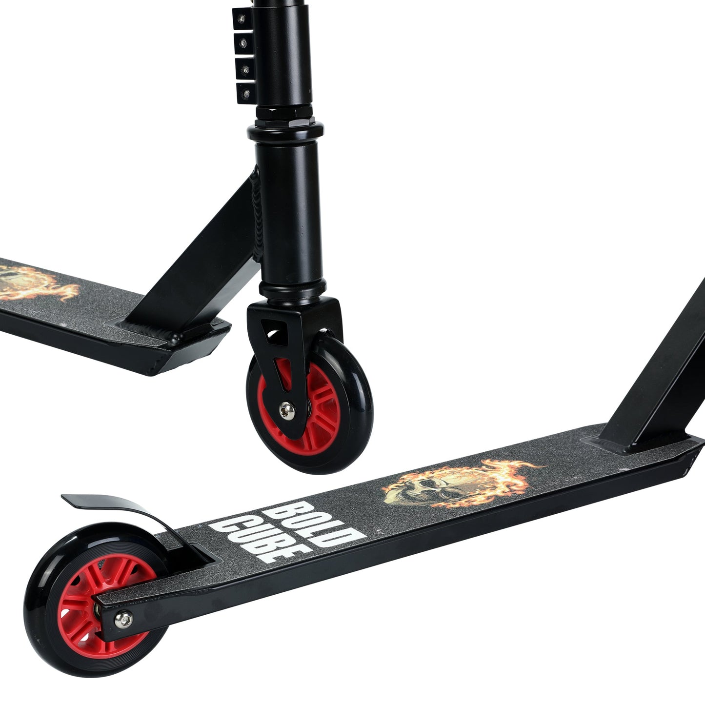 Trotineta de scheme freestyle - Scooter Negru, 2 roti