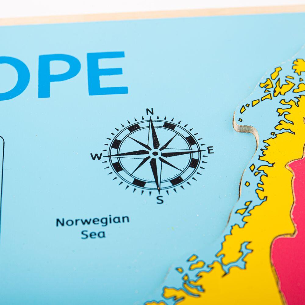 Puzzle incastru harta Europei