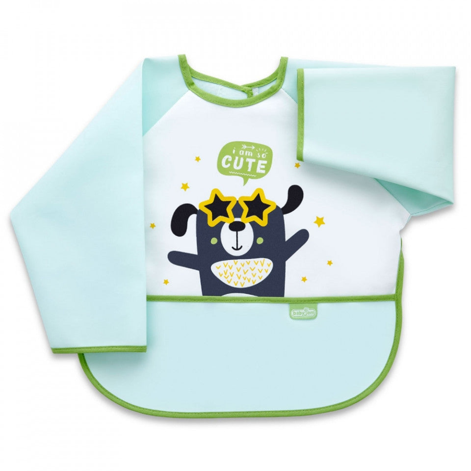 Baveta cu maneci si buzunar BabyJem Polly Bib