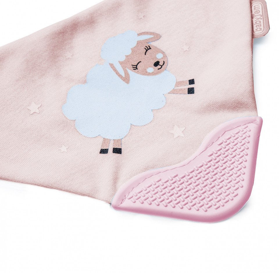 Baveta triunghi cu accesoriu dentitie BabyJem Cowboy Bib