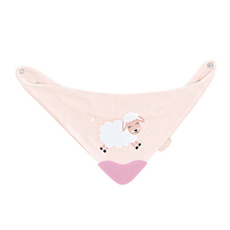 Baveta triunghi cu accesoriu dentitie BabyJem Cowboy Bib