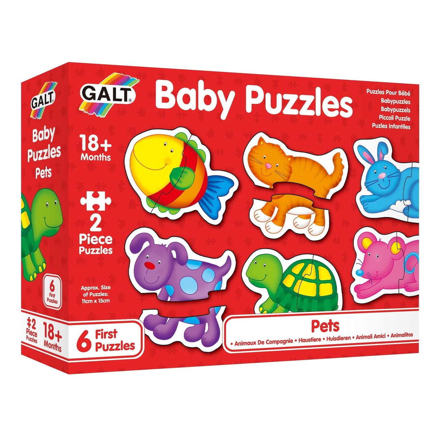 Baby Puzzle: Animale de companie (2 piese)