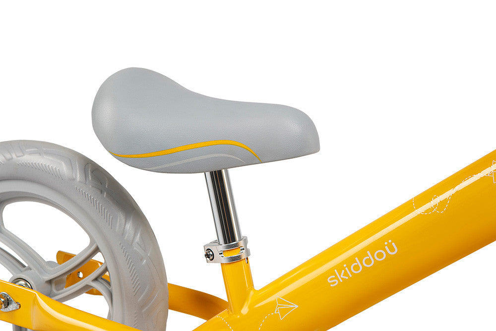 Bicicleta fara pedale Nils, Skiddou, Galben
