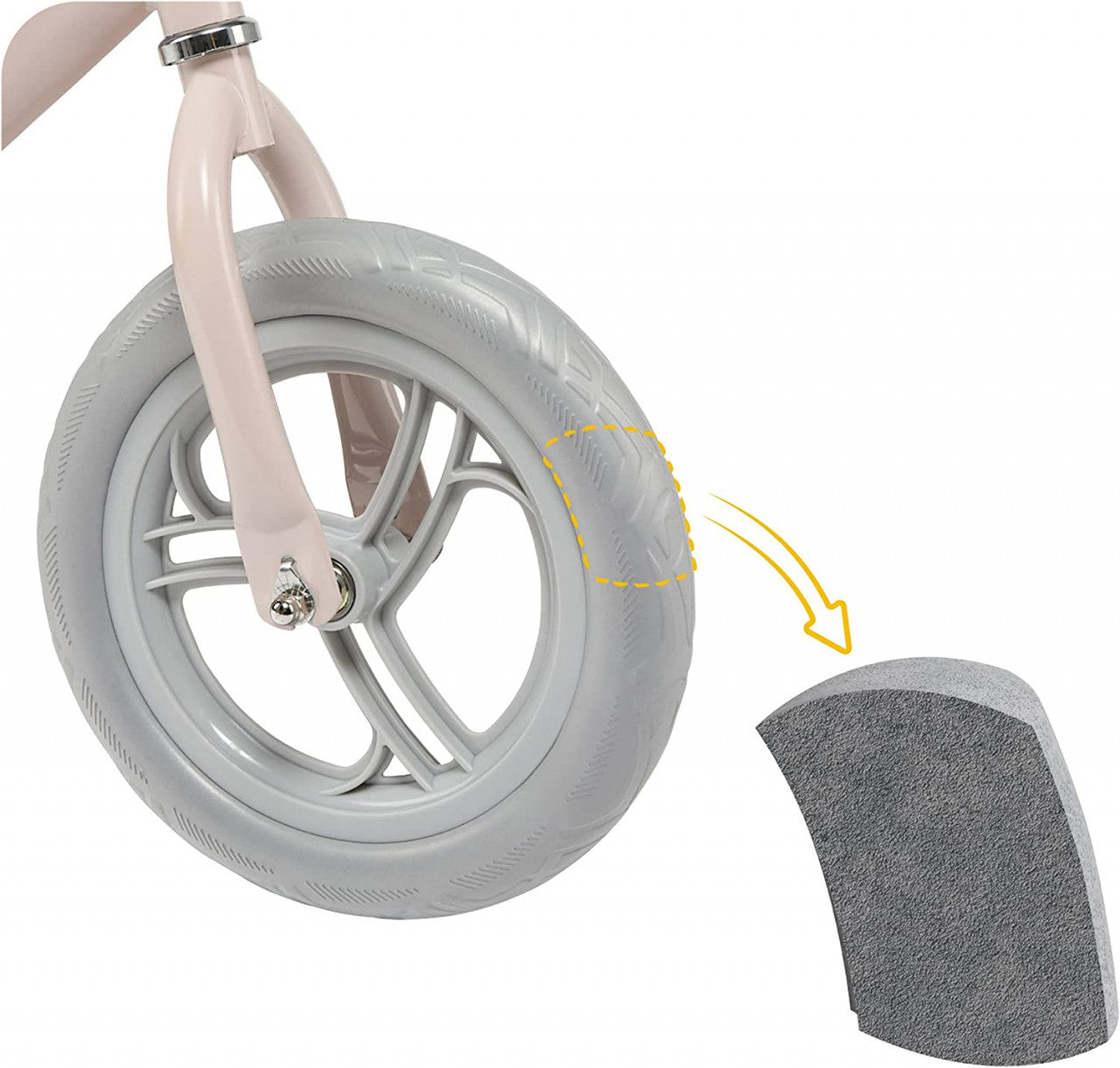 Bicicleta fara pedale Nils, Skiddou, Keep Pink, Roz