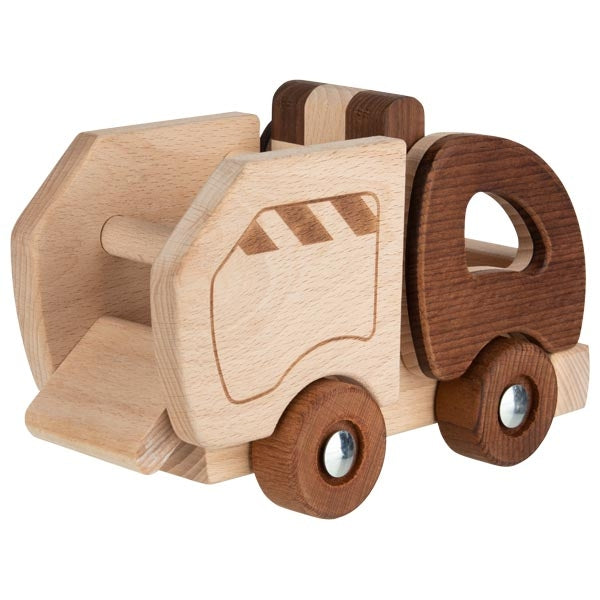 Camion de gunoi din lemn - Goki Nature