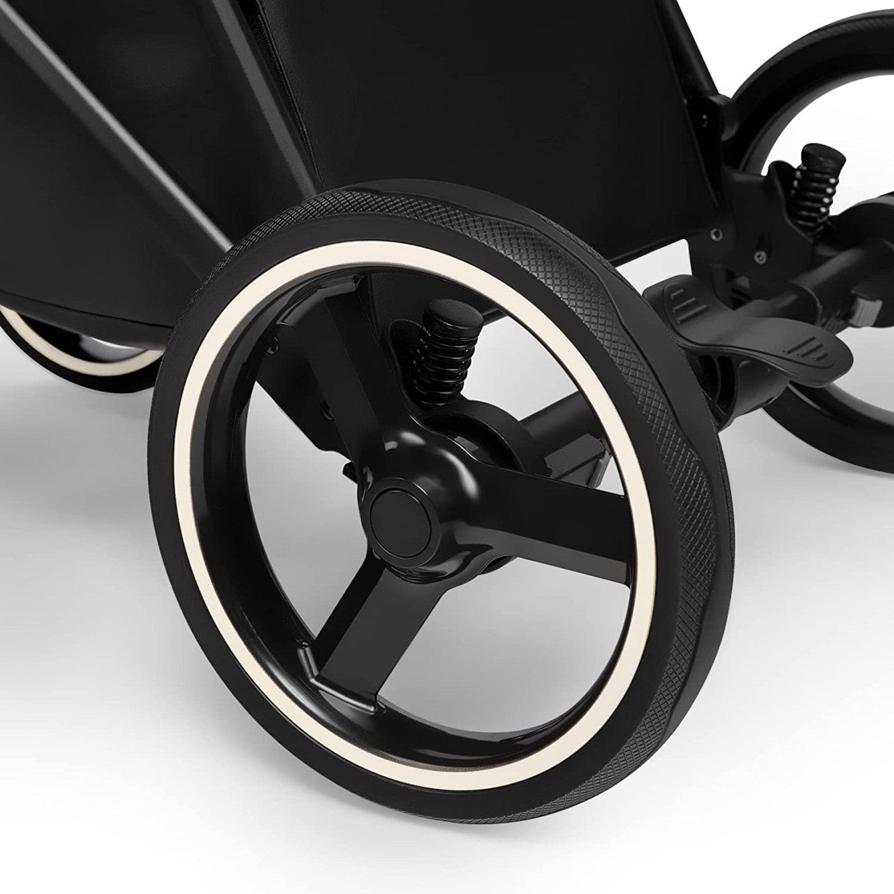 Carucior 2 in 1 Oslo+, Onyx, Negru, Skiddou