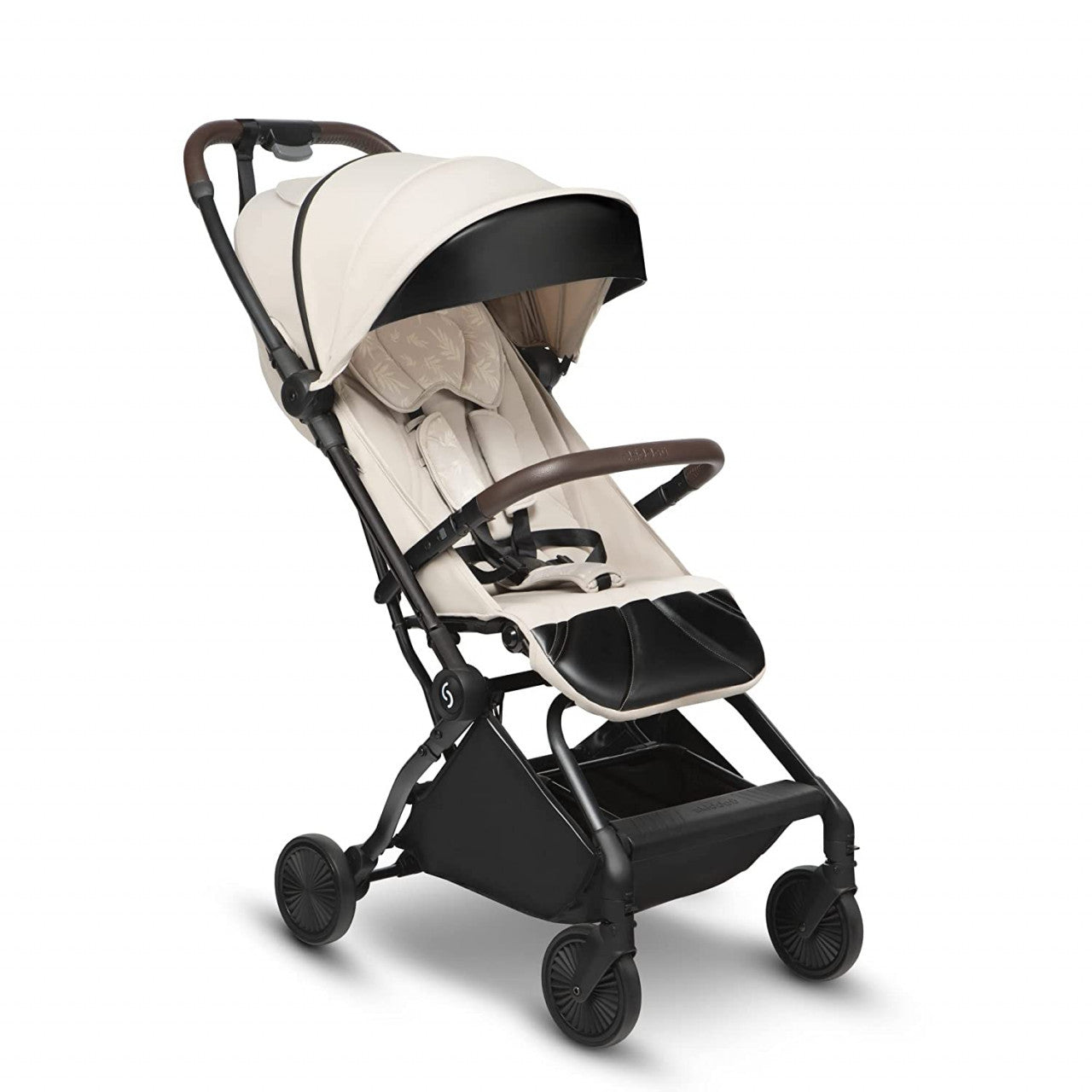 Carucior sport pliabil ultracompact pentru calatorii Espoo+, Vanilla Delight, Beige, Skiddou - Editie Limitata