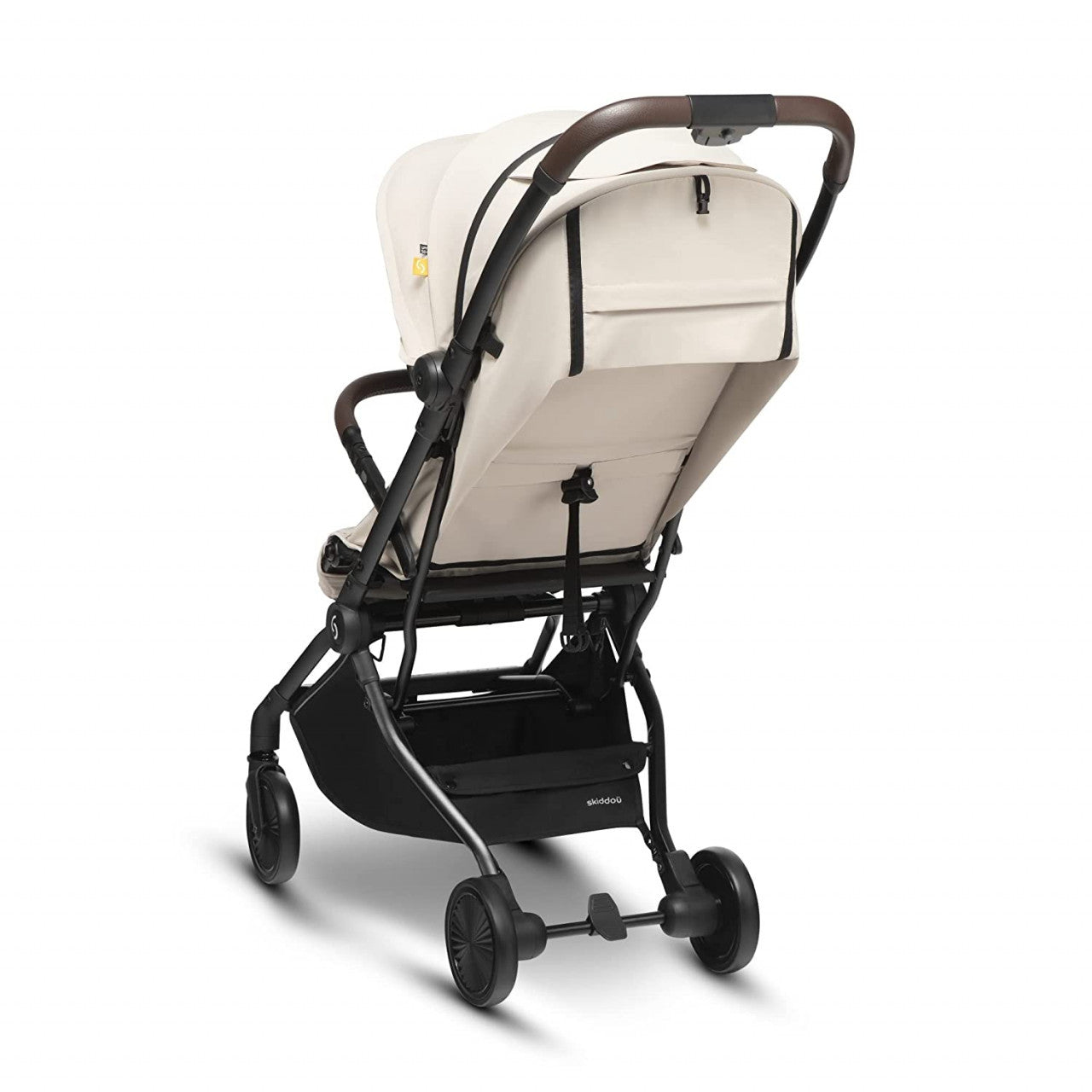 Carucior sport pliabil ultracompact pentru calatorii Espoo+, Vanilla Delight, Beige, Skiddou - Editie Limitata