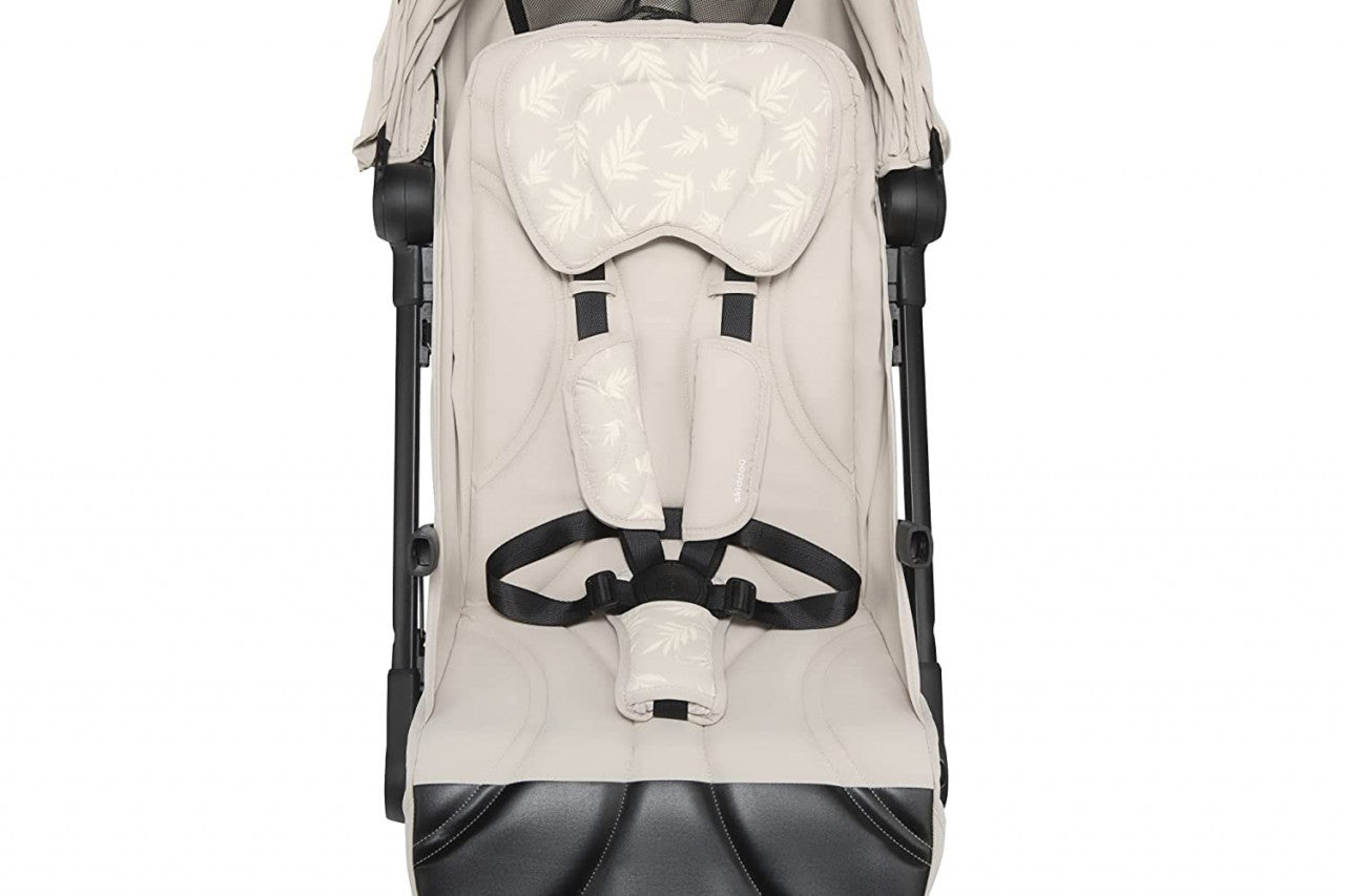 Carucior sport pliabil ultracompact pentru calatorii Espoo+, Vanilla Delight, Beige, Skiddou - Editie Limitata