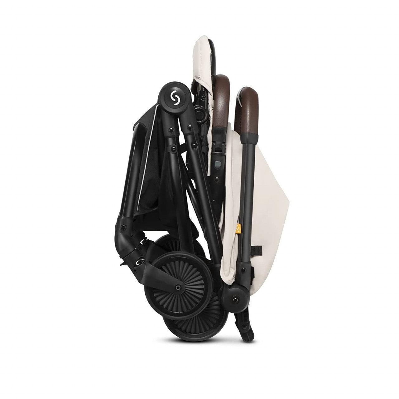 Carucior sport pliabil ultracompact pentru calatorii Espoo+, Vanilla Delight, Beige, Skiddou - Editie Limitata