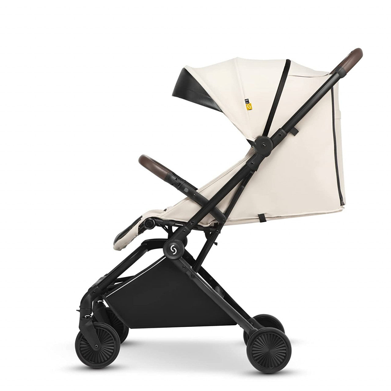 Carucior sport pliabil ultracompact pentru calatorii Espoo+, Vanilla Delight, Beige, Skiddou - Editie Limitata