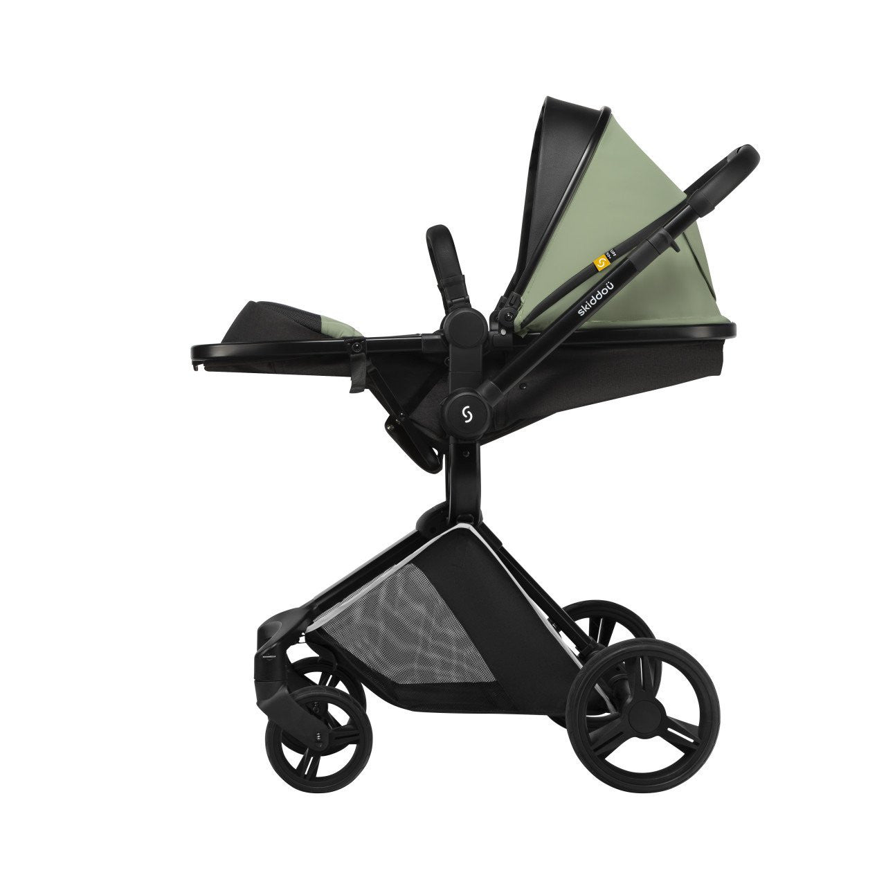 Carucior transformabil 2 in 1 Nasjo, Wild climber, Verde, Skiddou