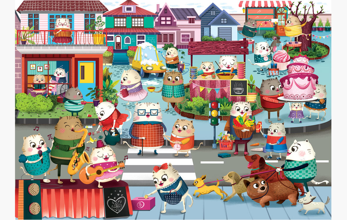 Puzzle cu surprize – Orasul faptelor bune