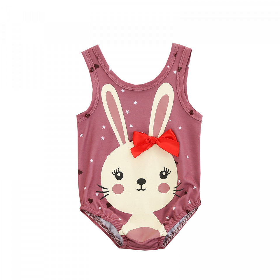 Costum de baie Iepuri cu fundita