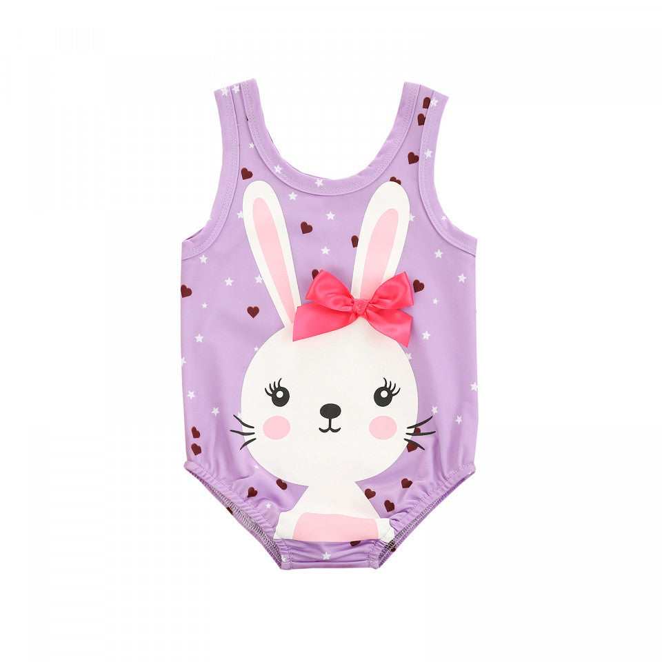 Costum de baie Iepuri cu fundita