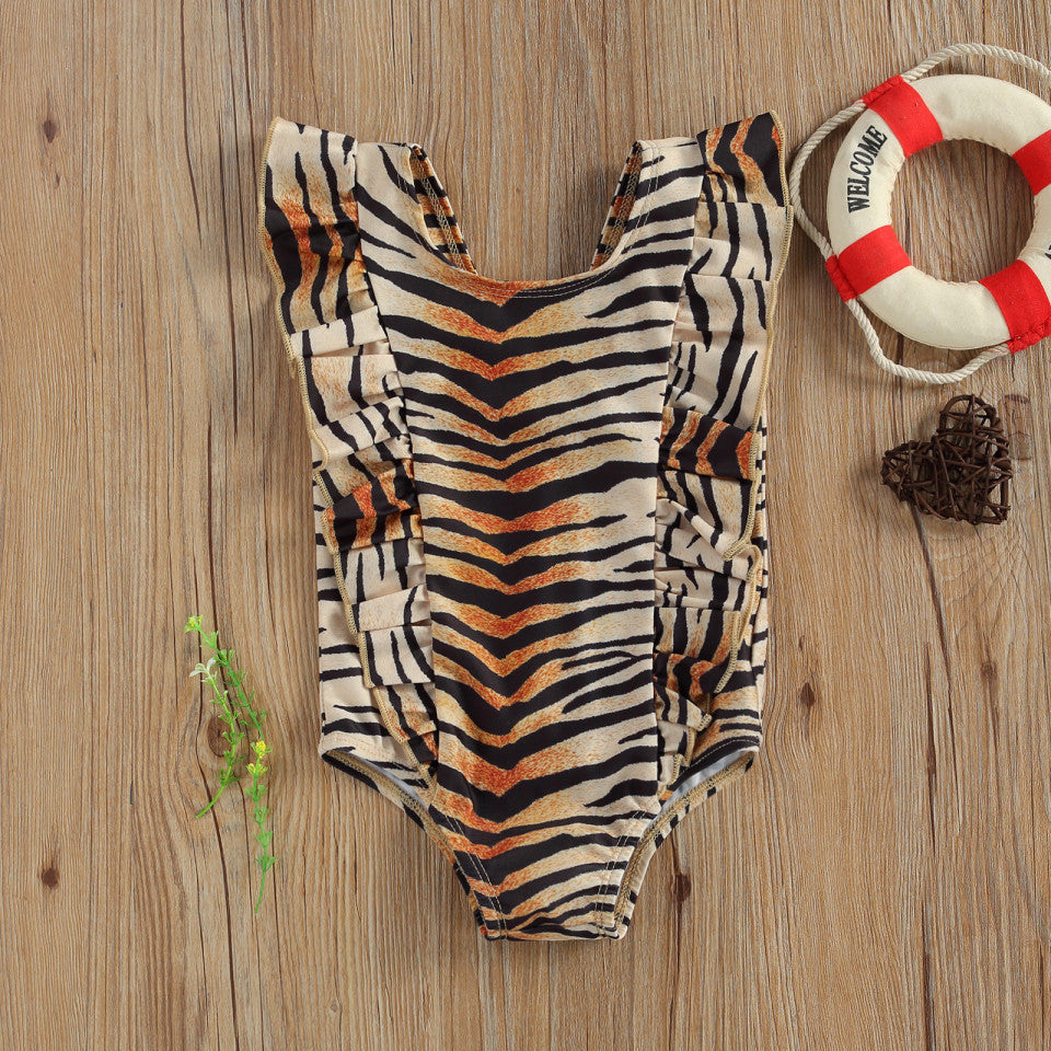Costum de baie Leopard/Peste