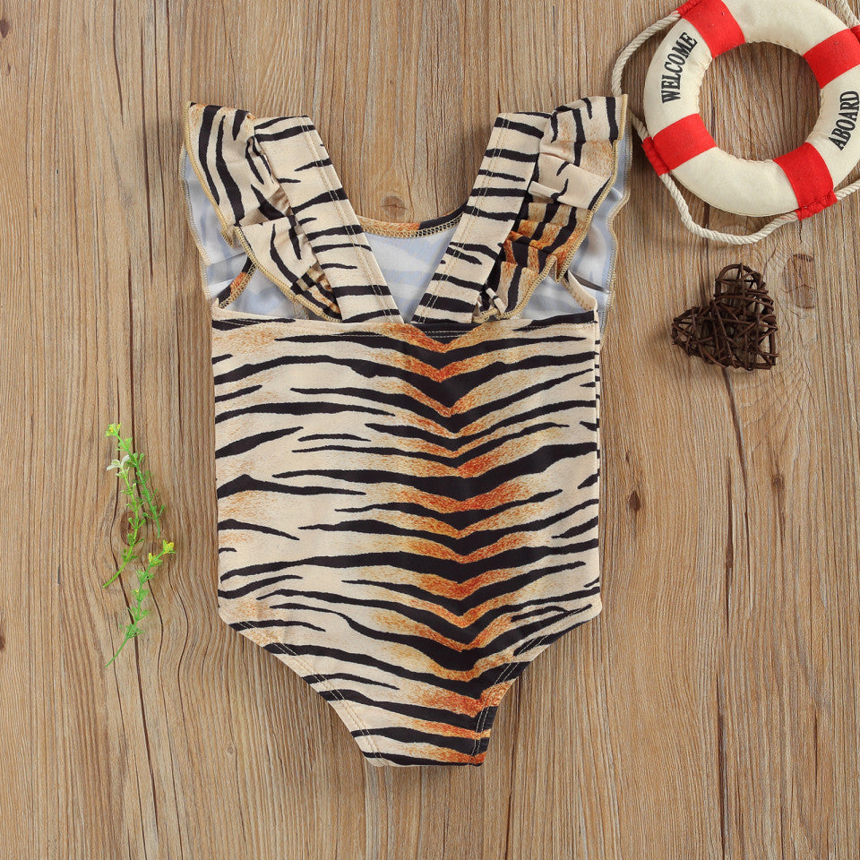 Costum de baie Leopard/Peste