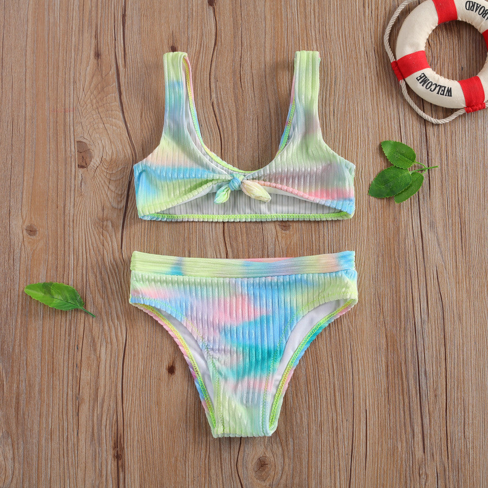 Costum de baie Multicolor din 2 piese