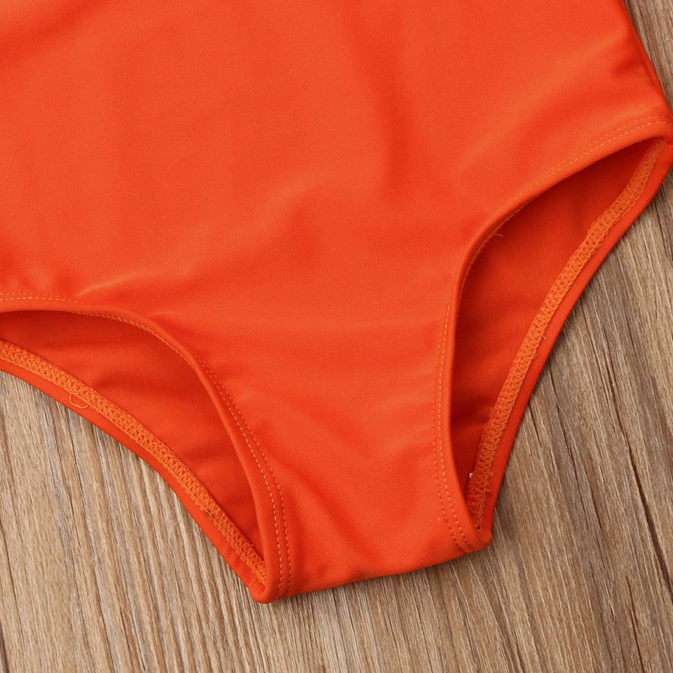 Costum de baie portocaliu