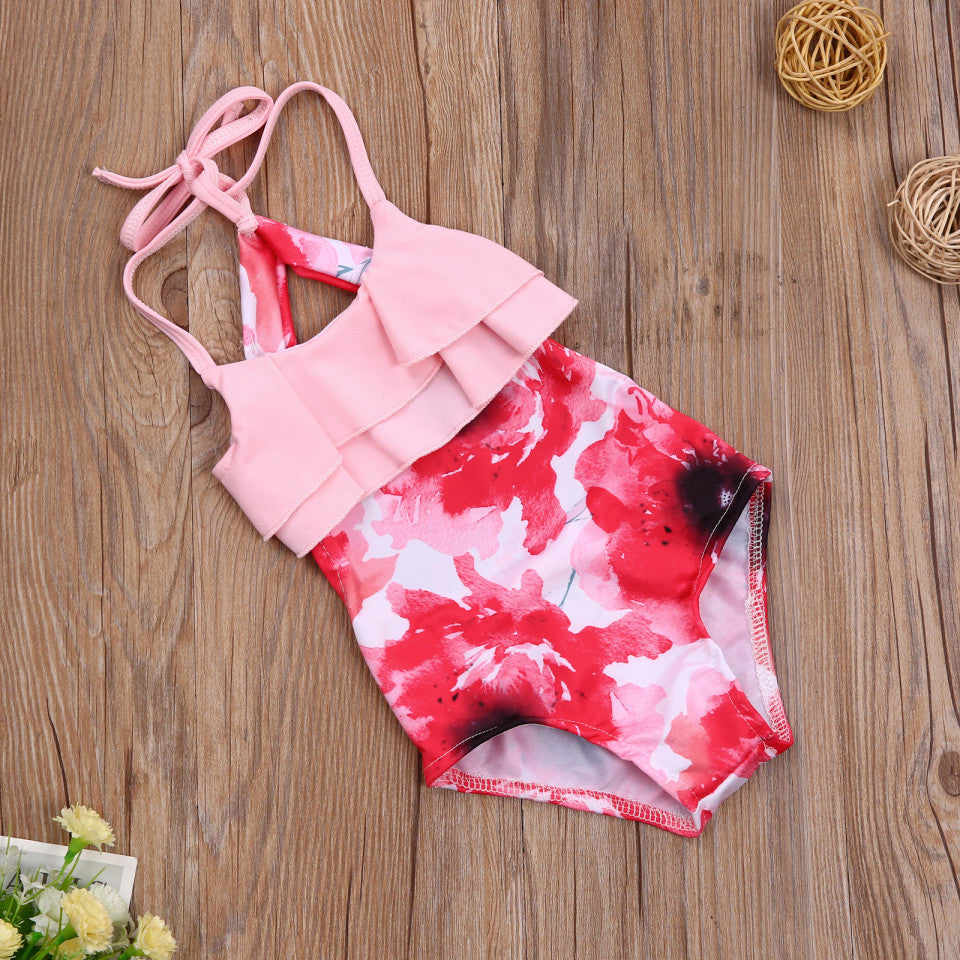 Costum de baie Trandafir