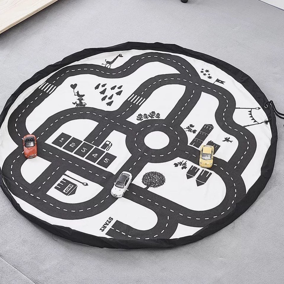 Covoras de joaca si saculet de jucarii 2 in 1 - ROADMAP