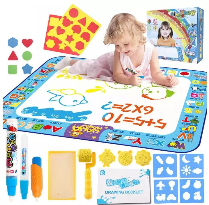 Covorasul Magic Drool - 100x80cm - Jucarie educativa de colorat cu apa