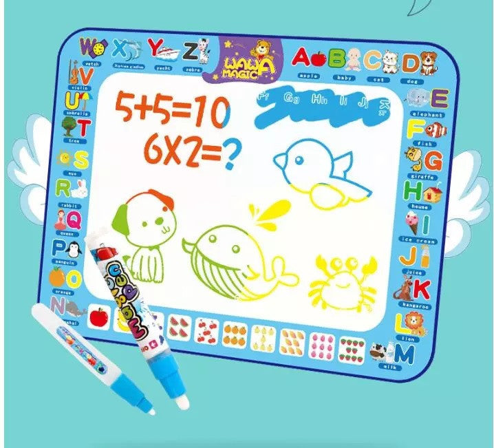 Covorasul Magic Drool - 100x80cm - Jucarie educativa de colorat cu apa