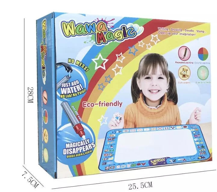 Covorasul Magic Drool - 100x80cm - Jucarie educativa de colorat cu apa