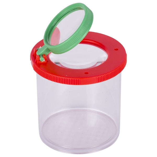 Cutie rotunda cu lupa pentru insecte