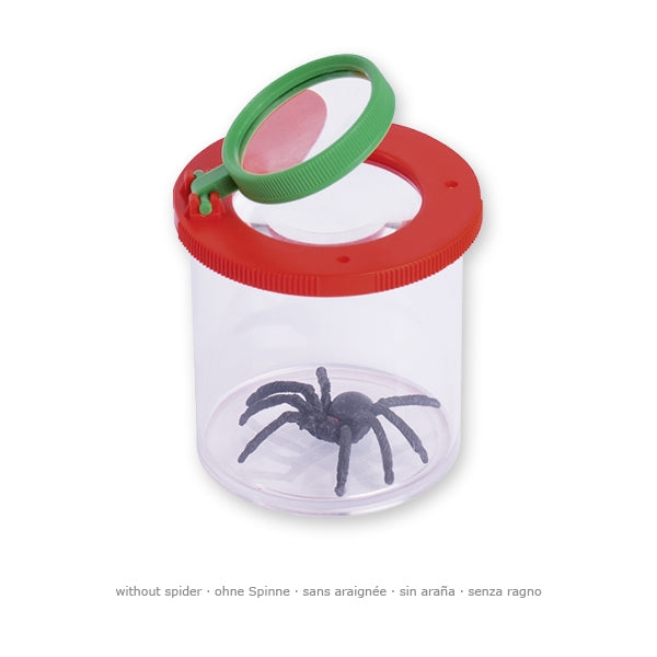 Cutie rotunda cu lupa pentru insecte