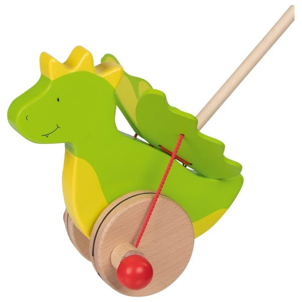Dinozaurul Jakomo - Jucarie de tras pentru bebelusi