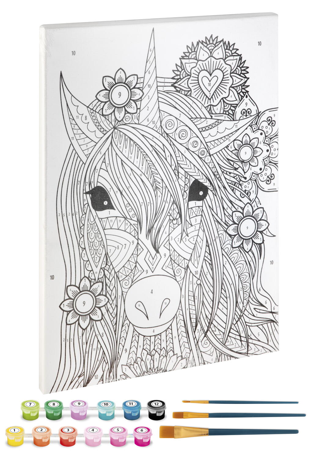 Set pictura pe numere - Unicorn