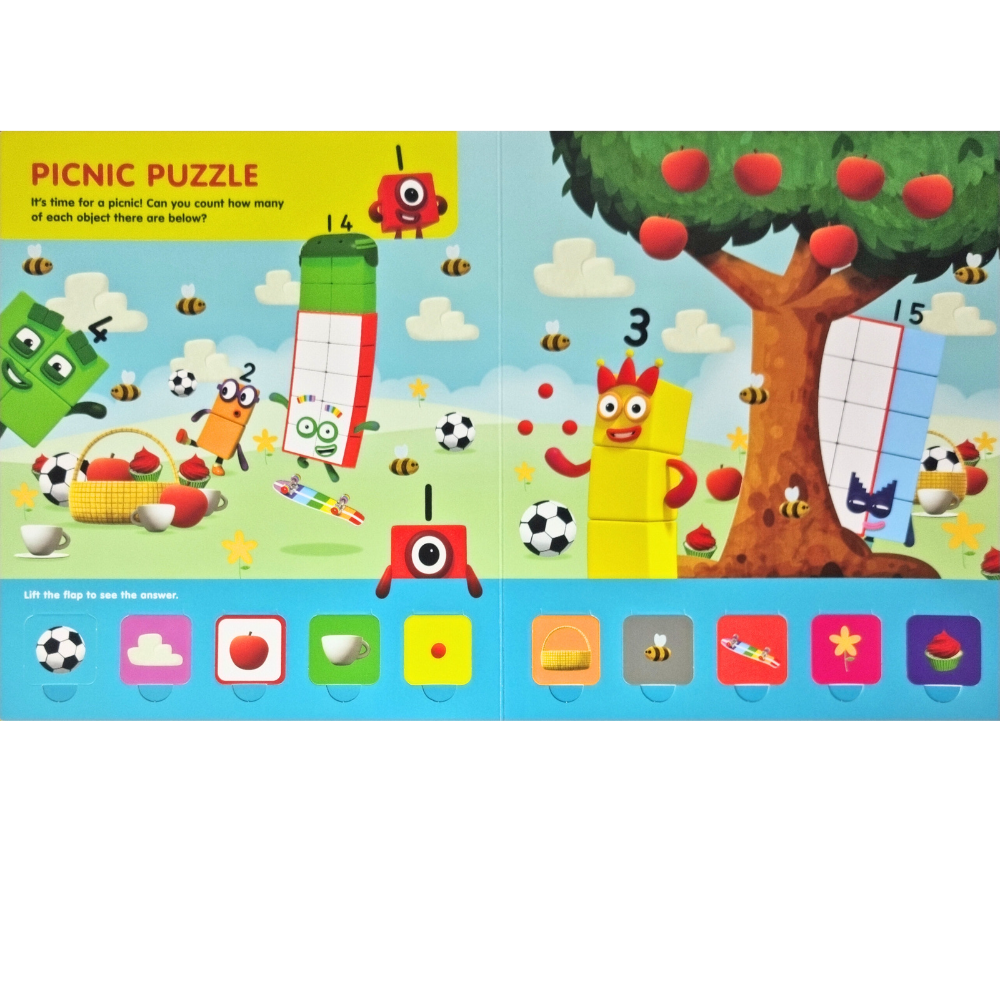 Carticica Deschide ferestrele - Numberblocks 1-20