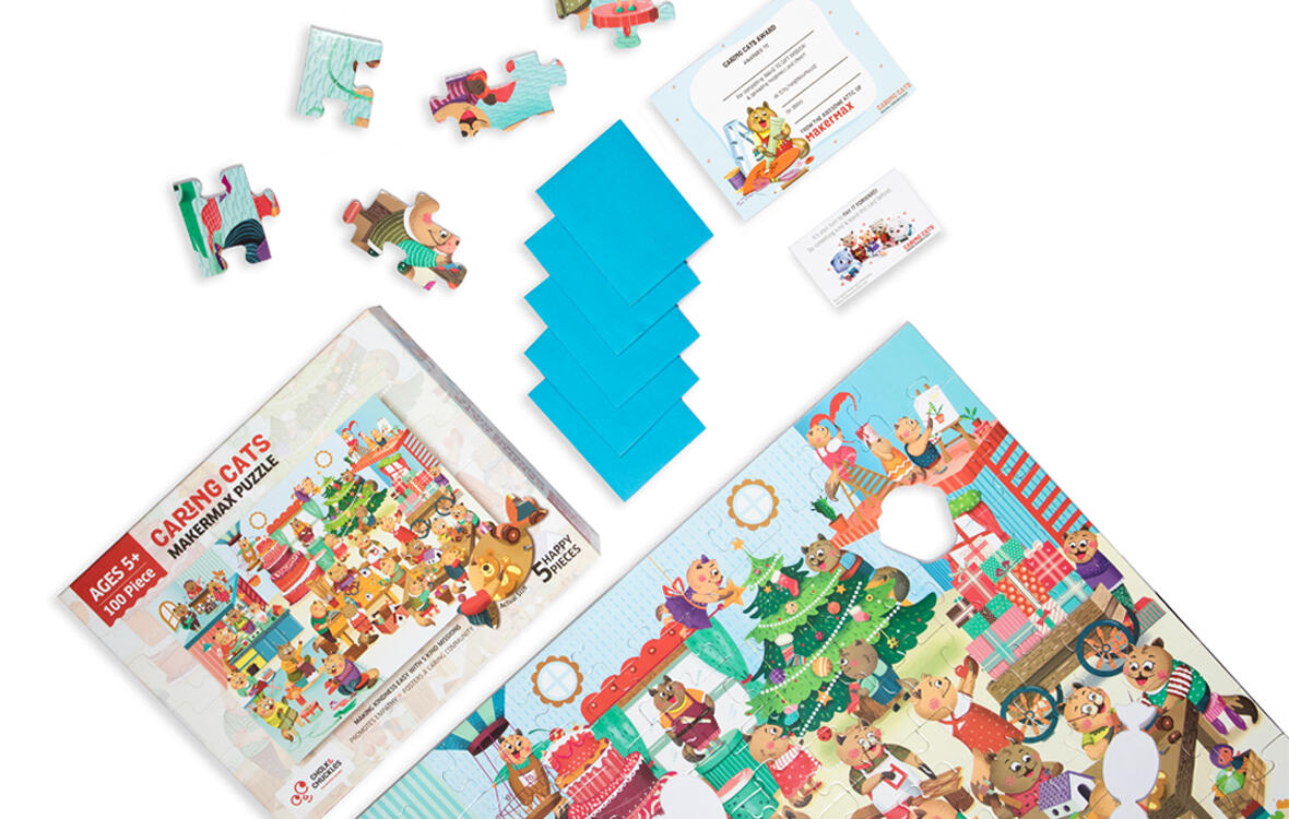 Puzzle cu surprize – In asteptarea Craciunului
