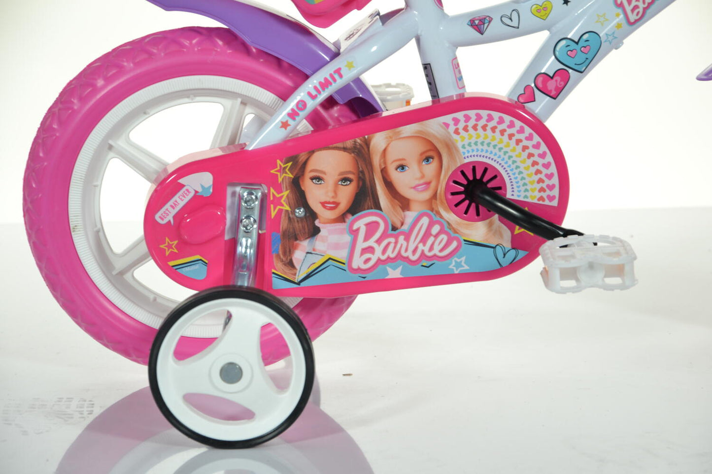 Bicicleta copii 12" - Barbie la plimbare