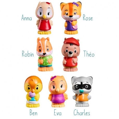 Prietenii Padurii - Set 7 figurine - Joc de rol