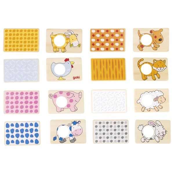 Joc memo animale - Set stimulare memorie bebelusi